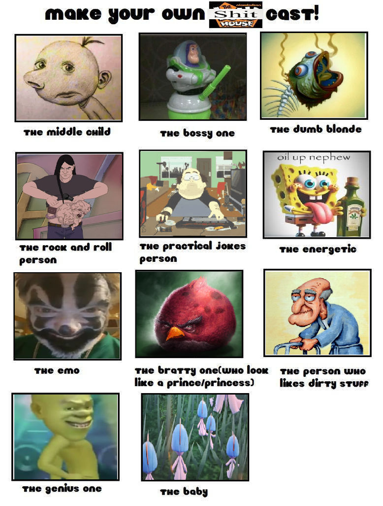 Songcast Meme Cast meme by JohnFatassCheeks100 on DeviantArt
