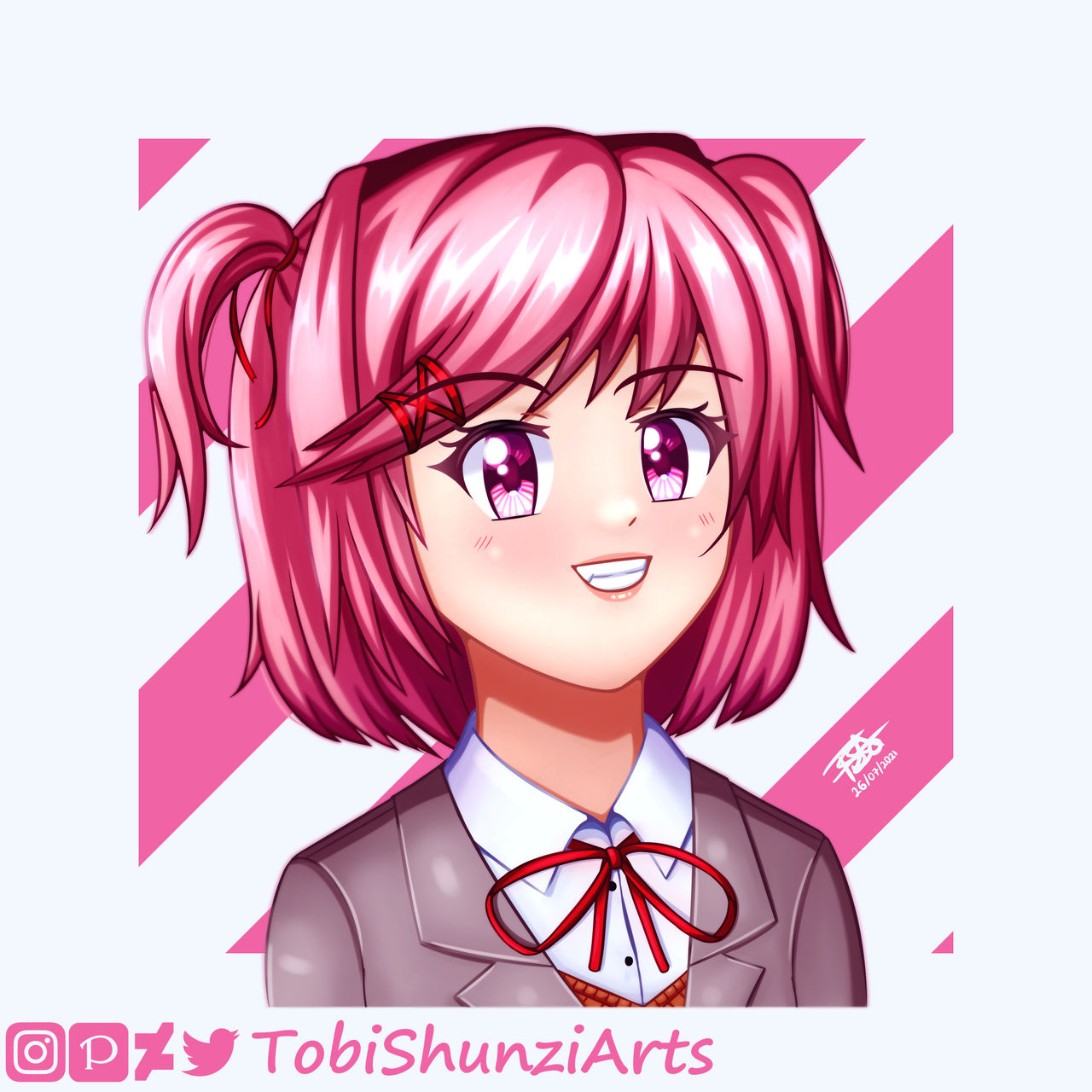 Natsuki Doki Doki Literature Club By TobiShunziArts On DeviantArt natsuki-doki-doki-literature-club-by-tobishunziarts-on-deviantart
