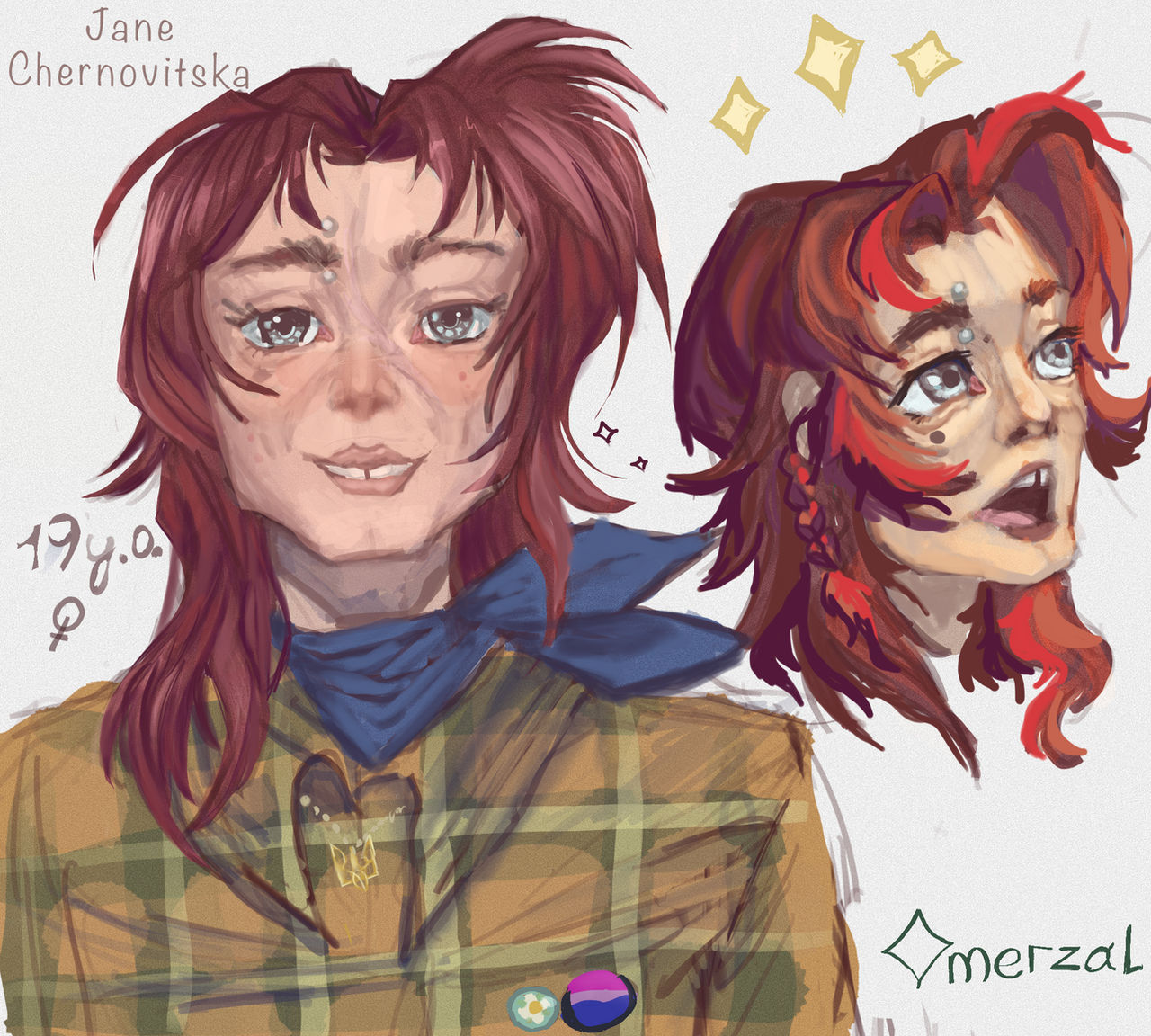 Color Scketch Ofmc Color_sketches_of_my_oc by MadMerzal on DeviantArt