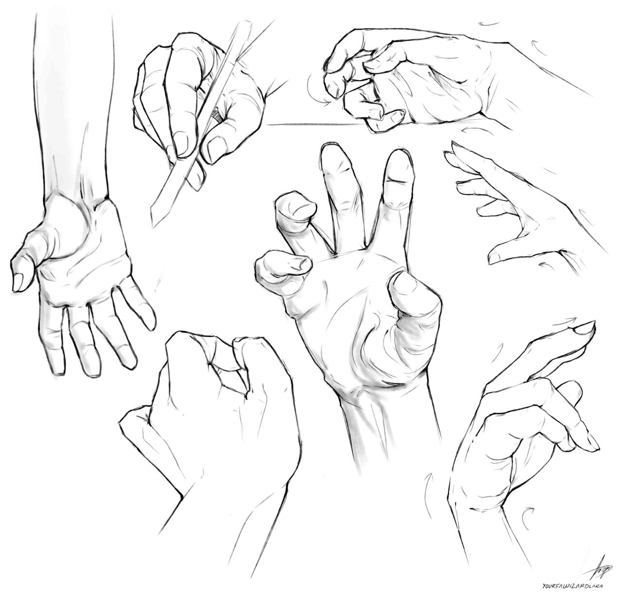 Hand Practce Hand practice 1 by YoureawizardLara on DeviantArt