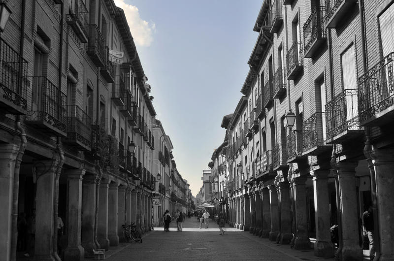 Calle Mayor de Alcala de Henares (Spain)