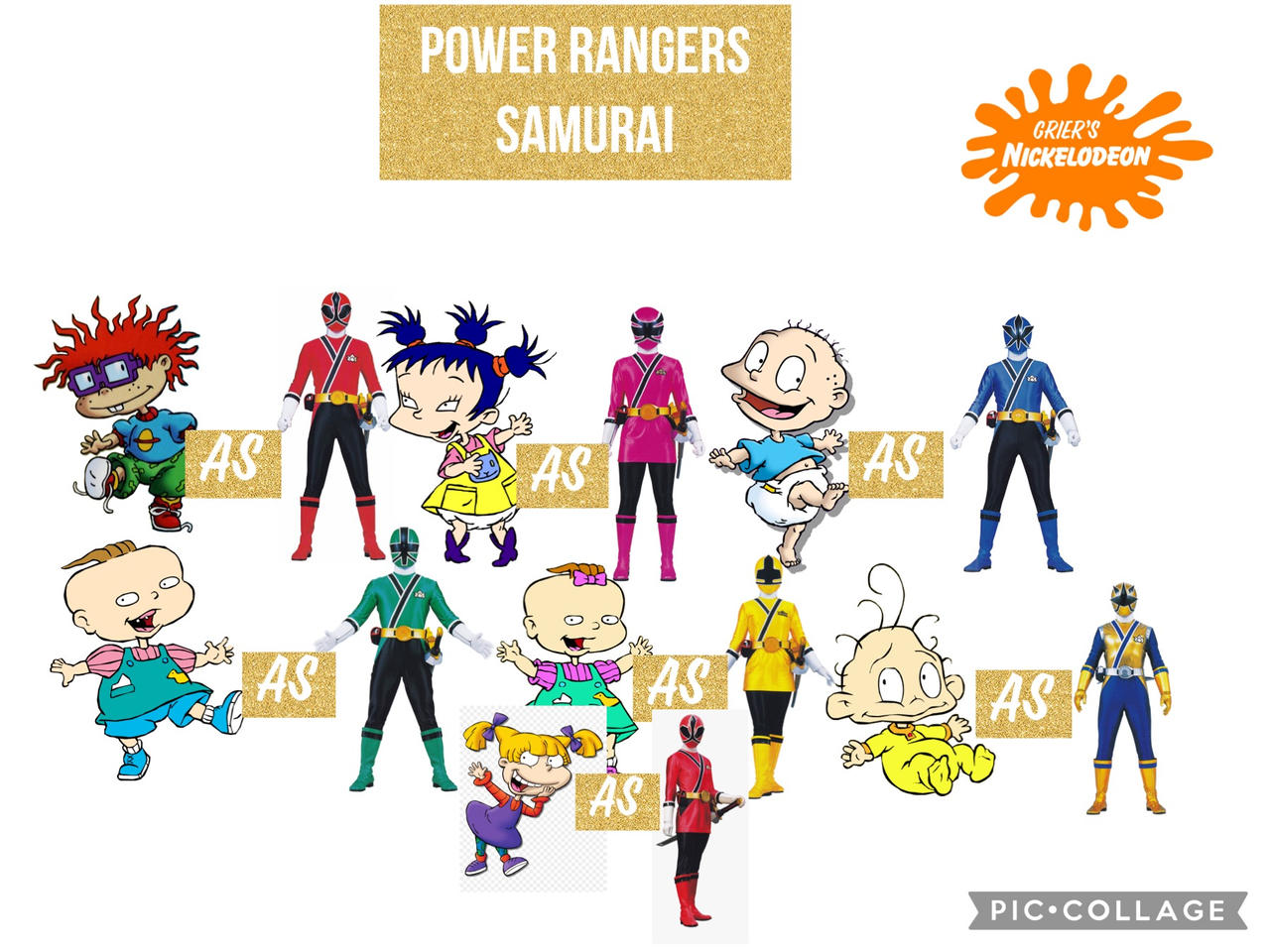 POWER RANGERS SAMURAI BY GRIER NICKELODEON by Iamishboo18 on DeviantArt