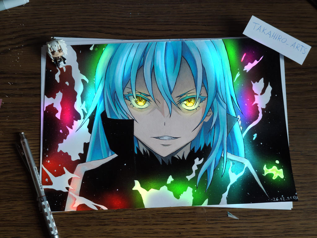 Rimuru Tempest --- Drawing by tak17hiro on DeviantArt