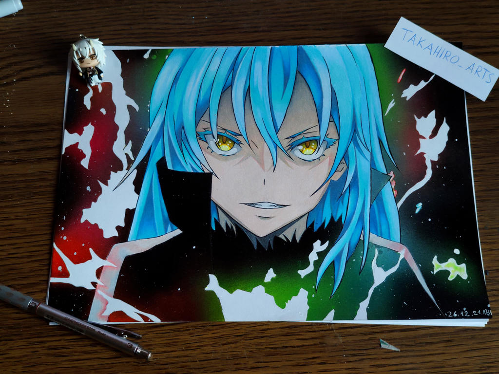Rimuru Tempest --- Drawing by tak17hiro on DeviantArt