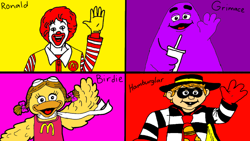 Deviantart Ronald Ronald McDonald and Friends Waving by CoolTeon2000 on DeviantArt