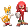 Tails and Knuckles PNG