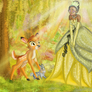 [ Crossover Disney ] Tiana, Bambi and Thrumper