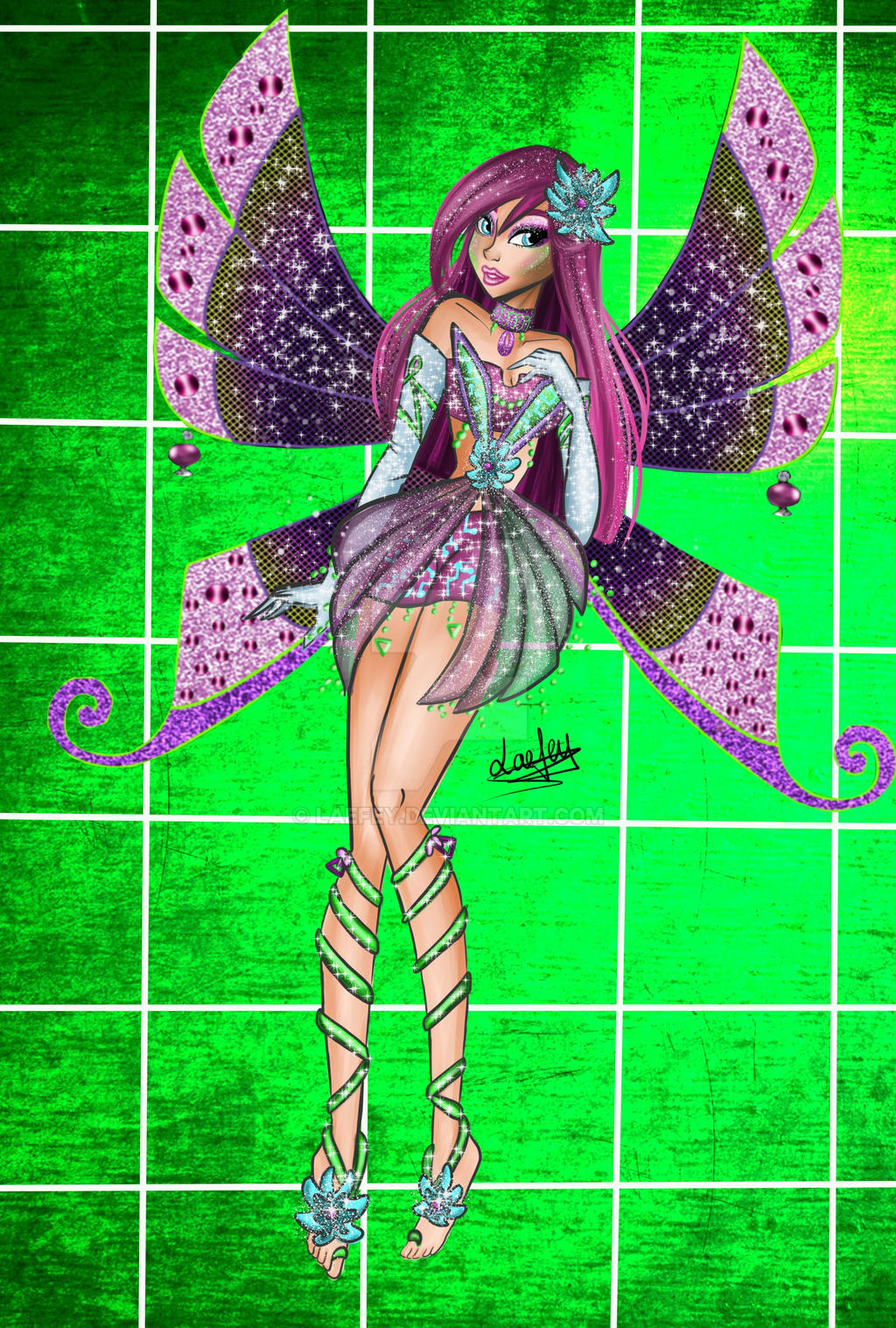 Winx Club Art Model Tecna Enchantix By Laefey On Deviantart