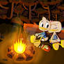 [ Ducktales ] Dewey x Webby - Campfire Dream