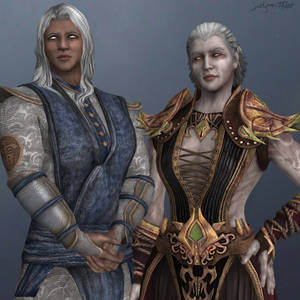 lady raiden and lady shinnok [render]