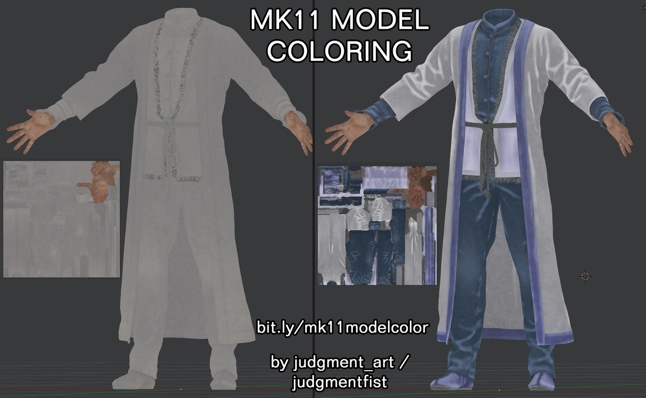 Mk11 Model Coloring Tutorial By Judgemk On DeviantArt