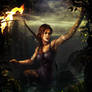 Light in the dark - Lara Croft