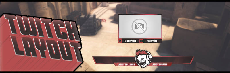 Twitch Overlay / my channel layou.