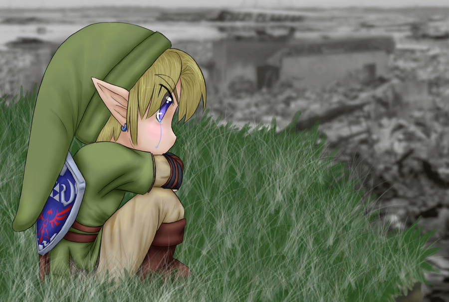 Crying Link - Japan Quake by SanchaySquirrel on DeviantArt