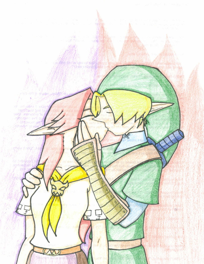 Link and Malon-- A Tender Moment