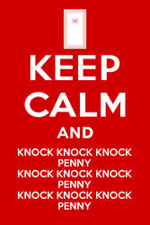 Keep Calm and knock knock knock penny
