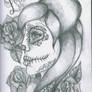 Day of The Dead Skull Girl