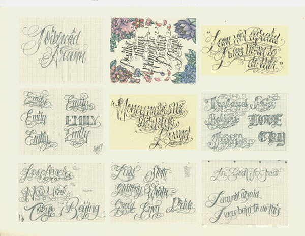 Forum Lettering Lettering by 12KathyLees12 on DeviantArt