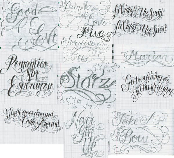 My Very 1st Lettering and Now by 12KathyLees12 on DeviantArt