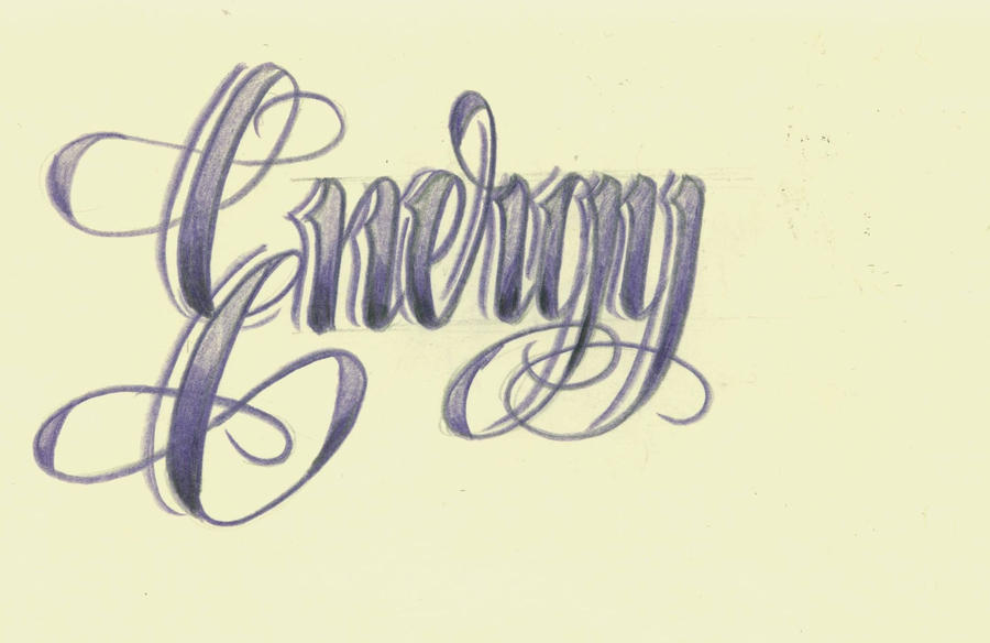 Energy Cursive Energy by 12KathyLees12 on DeviantArt