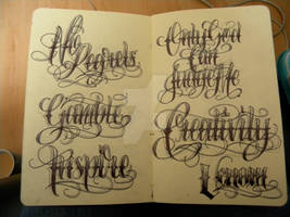 Moleskine Lettering 4