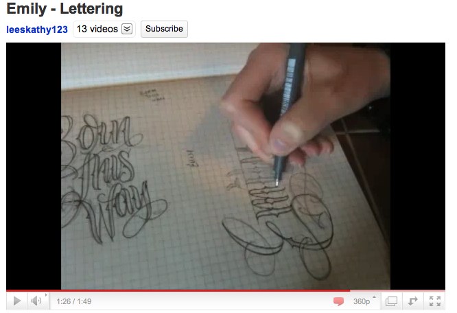 Emielyn Lettering Emily Lettering tutorial by 12KathyLees12 on DeviantArt