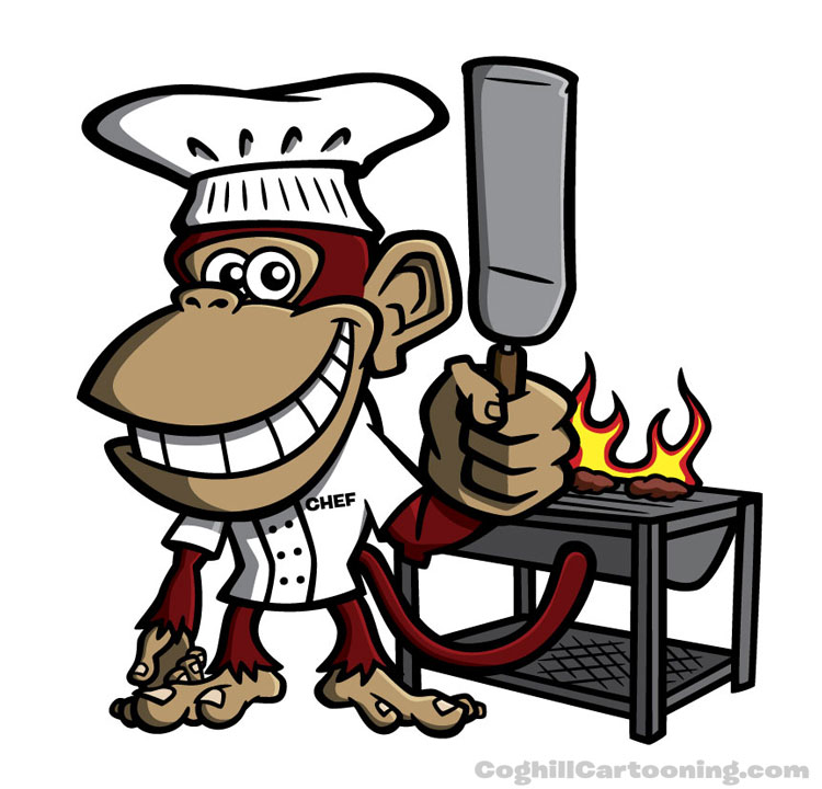 Cartoon Monkey Chef Character by gcoghill on DeviantArt Cartoon Monkey Chef Character by gcoghill on DeviantArt
