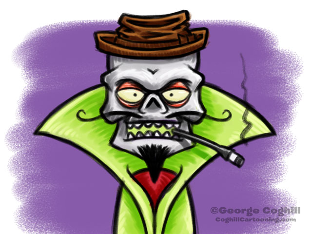 Evil Skeleton Villain Cartoon Character Sketch 3 by gcoghill on DeviantArt