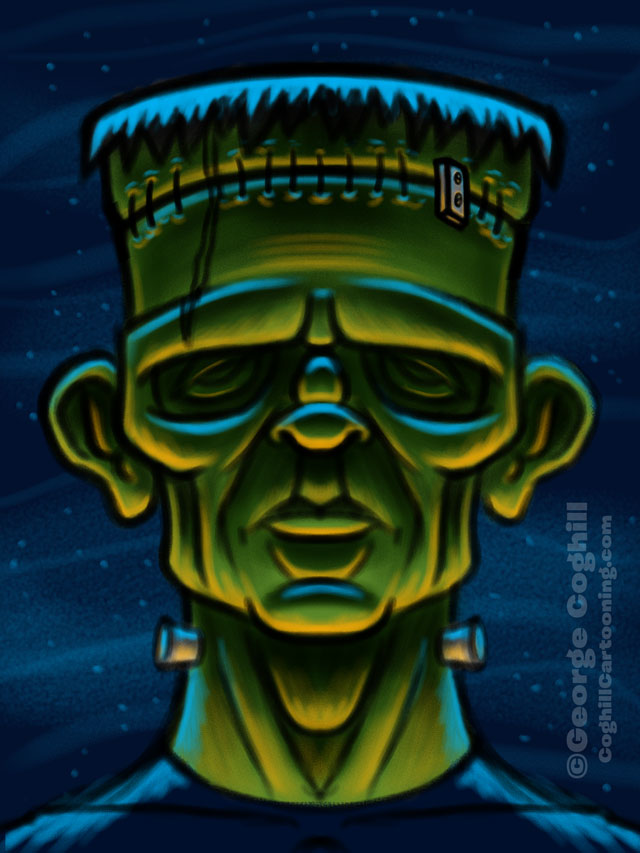 Movie Monsters - Frankenstein Cartoon Sketch by gcoghill on DeviantArt Movie Monsters - Frankenstein Cartoon Sketch by gcoghill on DeviantArt