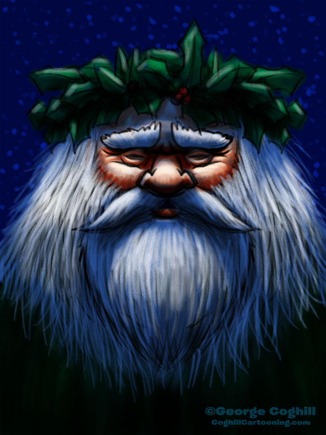 Father Christmas Cartoon Character Sketch by gcoghill on DeviantArt