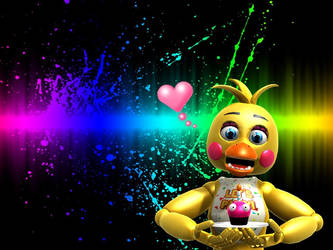   Fnaf 2   Toy Chica Wallpaper By Marydiana123-d8n