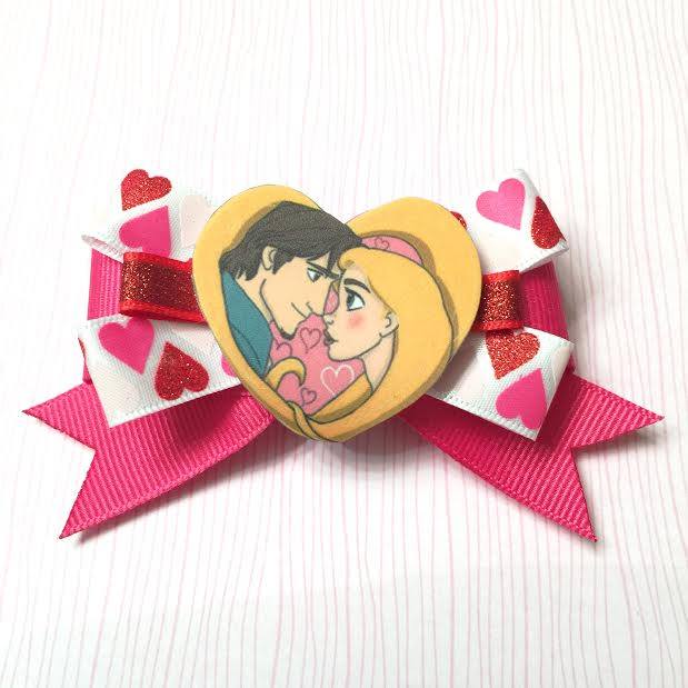 BOW FOR SALE: Rapunzel and Flynn Valentine's Day 2