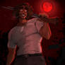 He hunts
