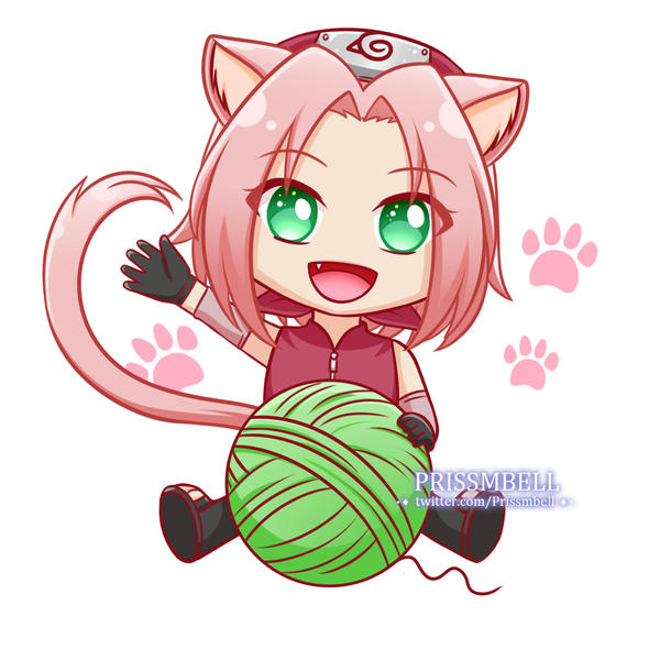 Sakura chibi by Prissmbell on DeviantArt