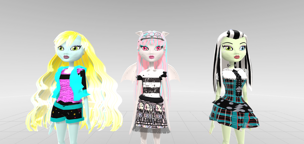 MMD monsters by frede15 on DeviantArt
