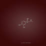 Adrenaline Molecule Denim Wallpaper in Red