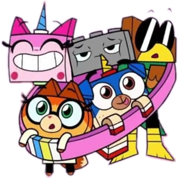 Unikitty Hugging Her Friends Vector by Happy-Tree-Unikitty on DeviantArt