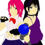 Karin and Iris -Colored-