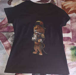 t shirt with Napoleon furry lion version