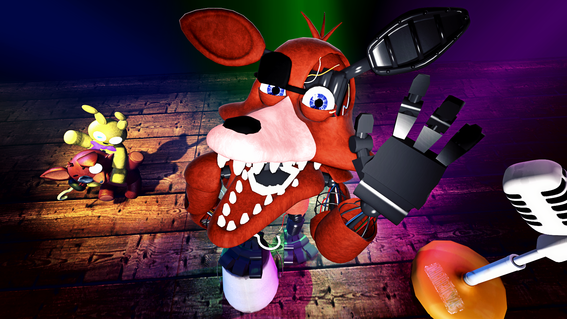 SFM FNAF Remake] Withered Foxy Icon by Fazbearmations on DeviantArt