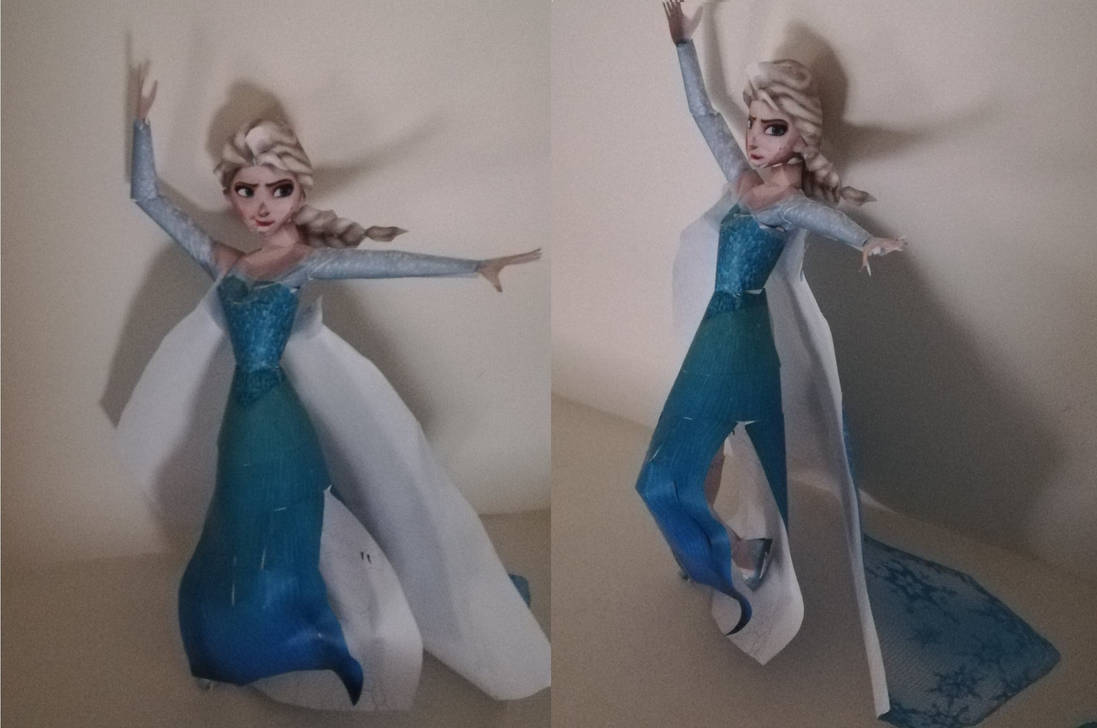 Elsa papercraft(second) by Carageomodels on DeviantArt