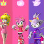 Mario and Sonic girls