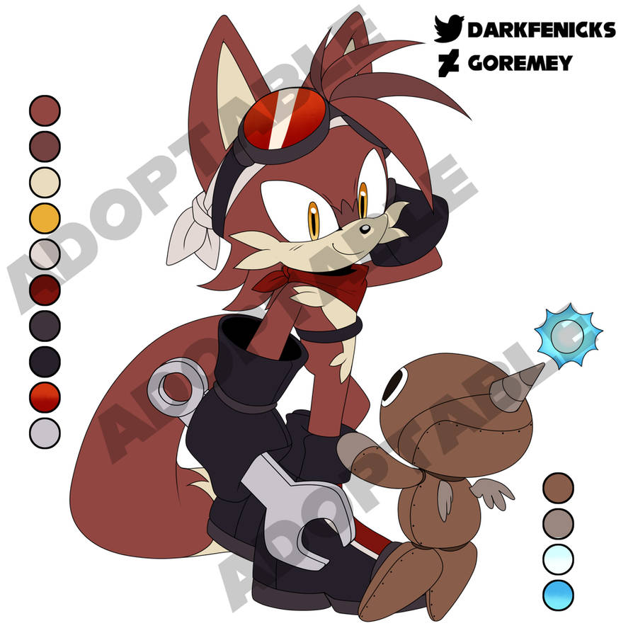 Deviantart Fox Engine ( ADOPT - CLOSED ) Red Fox Engineer by goremey on DeviantArt