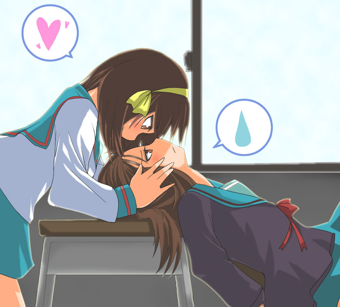 Kyonko and Haruhi