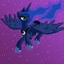 Princess Luna - flying wild