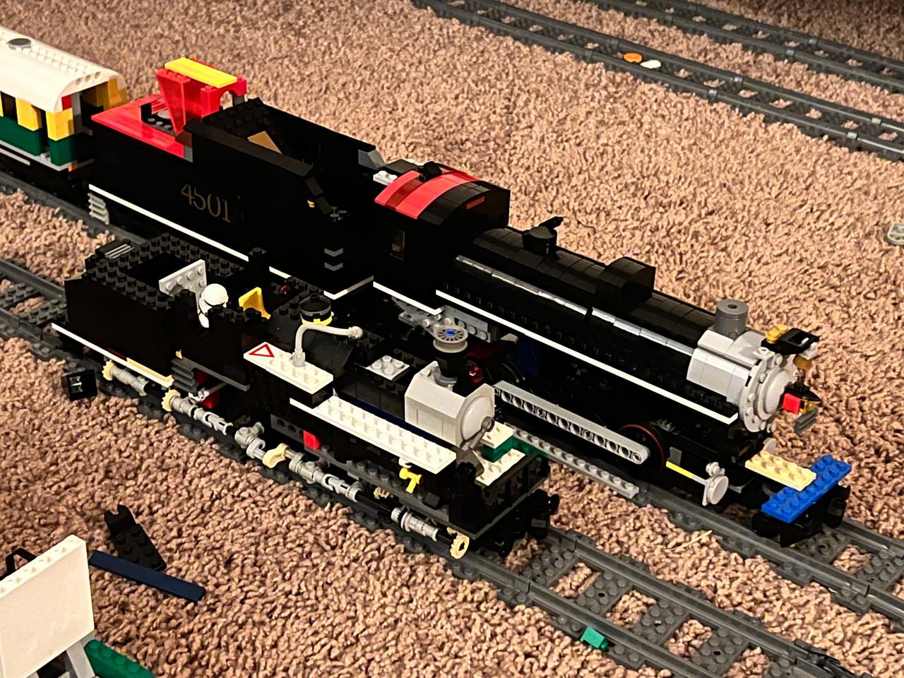 Both of my custom Lego locomotives (WIP) by southern4501fan on DeviantArt