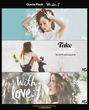 160630 - WITH LOVE, J QUOTE PACK