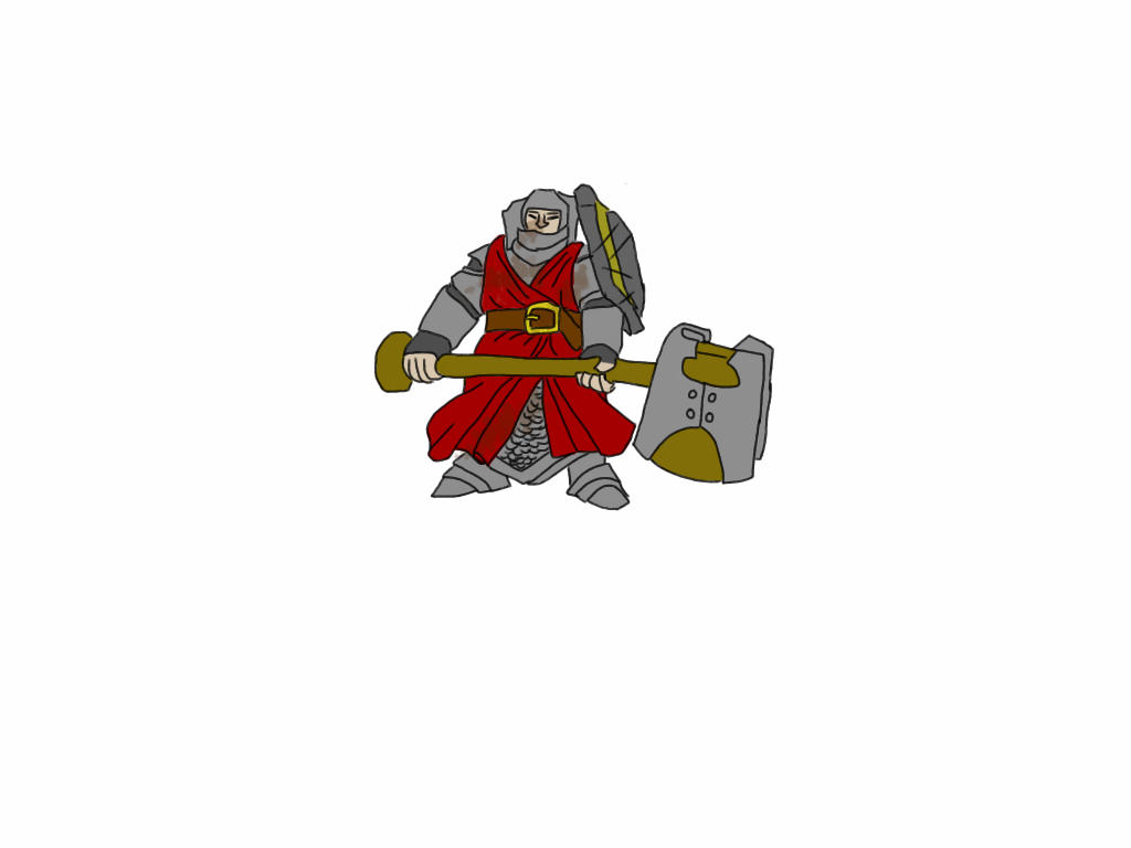 Knight Hamer Hammer knight by Khonger on DeviantArt