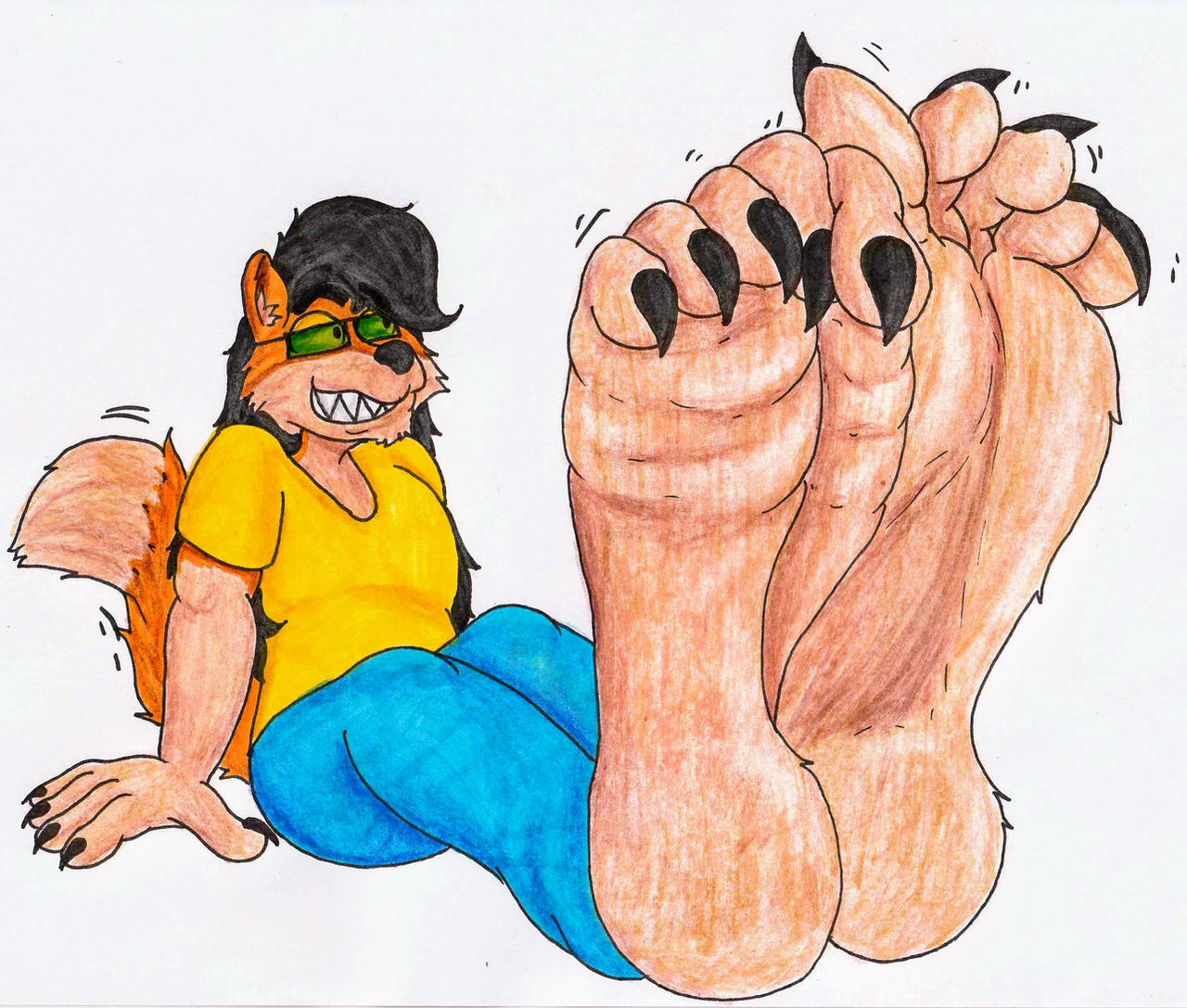 Deviantart Counting Toes Tempting Toes by SkonczonyIdiota on DeviantArt