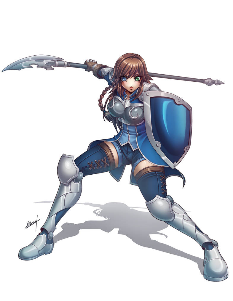 Knight Riger Girl Knight Girl by KarosuMaker on DeviantArt
